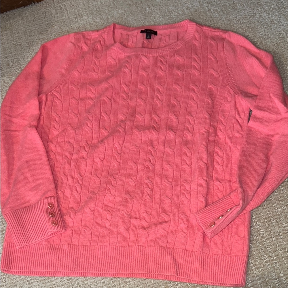 Talbots, Cable-knit Sweater, size large